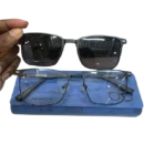 Male clip-on glasses